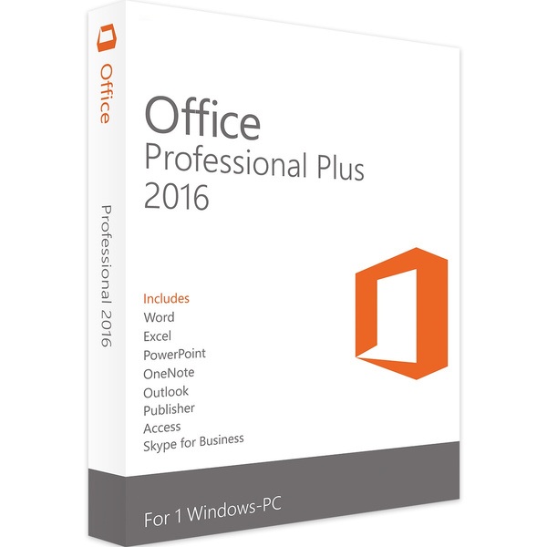 Office 2016 professional plus 32/64 retail key