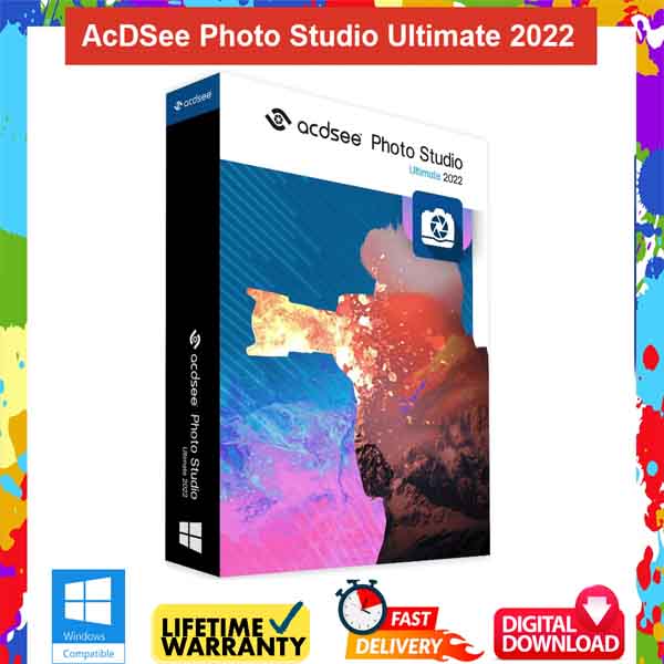AcDSee Photo Studio Ultimate 2022 for 5PCs Photo Studio Software Photo Editing
