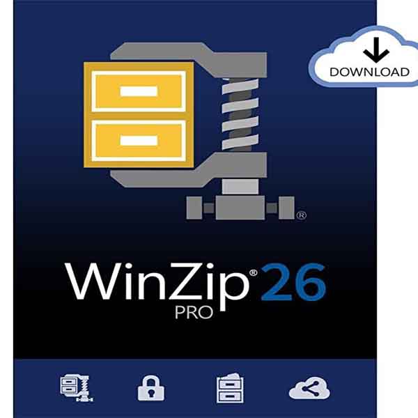 Winzip 26 Pro SUITE Archive Software RAR Compress Uncompress Zip Unzip