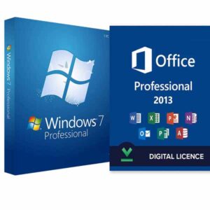 Windows 7 professional + Office 2013 pro plus