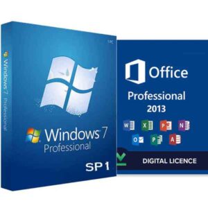 Windows 7 professional sp1 + Office 2013 pro plus