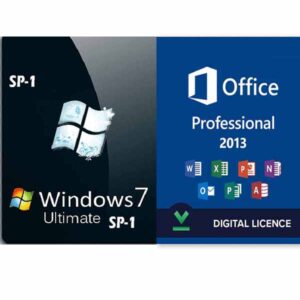Windows 7 ultimate sp1 + office 2013 pro plus