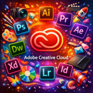 Adobe creative cloud all software for 12 months validity