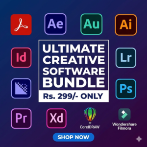 Adobe creative cloud all software for 12 months validity