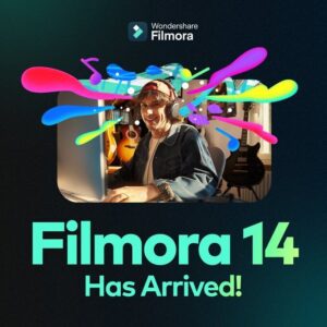 Filmora 14 with AI credits Windows Mac and Android version